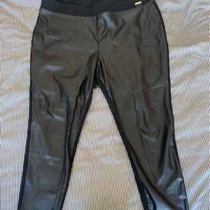 Calvin Klein Faux Leather Pants